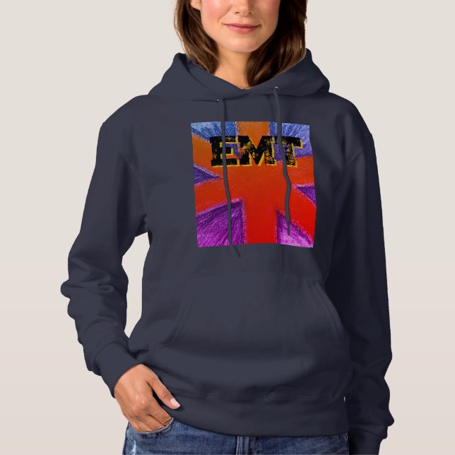 Sudadera EMT de mujeres rojas (Anverso)
