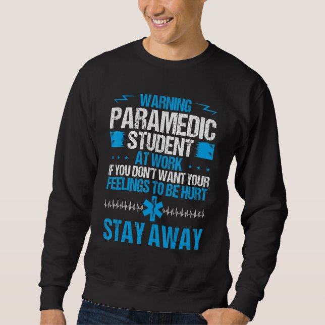 Sudadera EMT School Graduation  Paramedic Student EMS Week (Anverso)