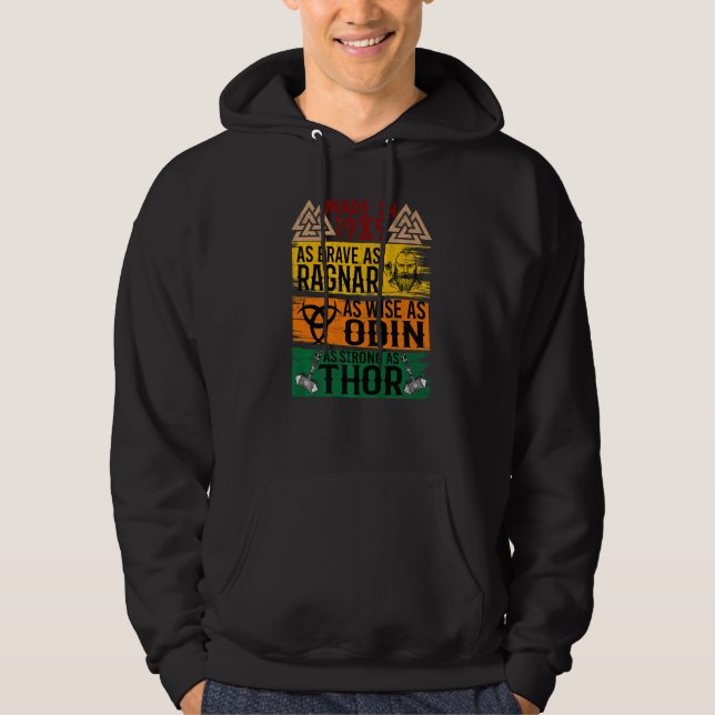 Sudadera En 1985 Fue Tan Valiente Como Ragnar Tan Sabio Com (Anverso)