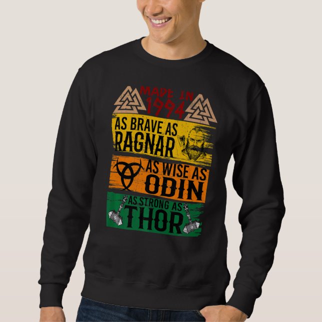 Sudadera En 1994 Fue Tan Valiente Como Ragnar Tan Sabio Com (Anverso)