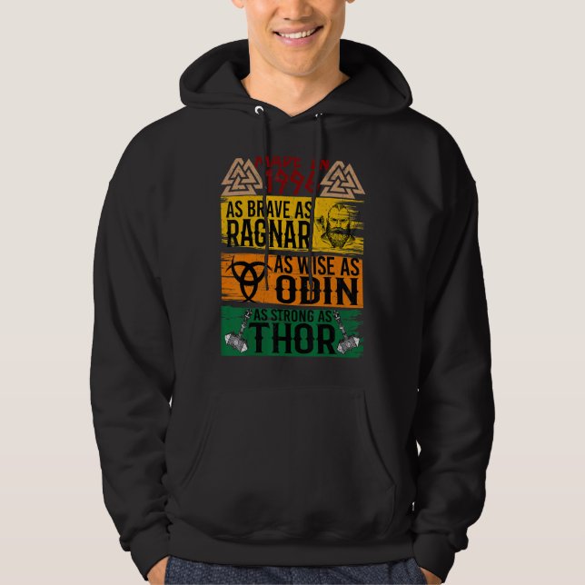 Sudadera En 1996 Fue Tan Valiente Como Ragnar Tan Sabio Com (Anverso)