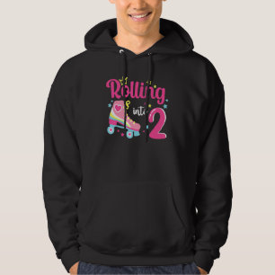 Sudadera En 2 años estoy convirtiendo a 2 Roller Skate Bi