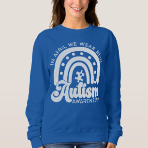 Sudadera En Abril Usamos Azul, Conciencia De Autismo