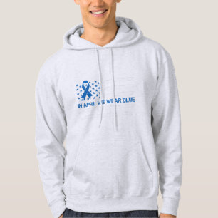 Sudadera En Abril Usamos La Cinta Azul De La Bandera Estado