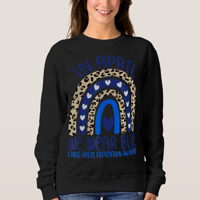 Sudadera En Abril Usamos La Guay Azul Para Prevenir El Malt (Anverso)
