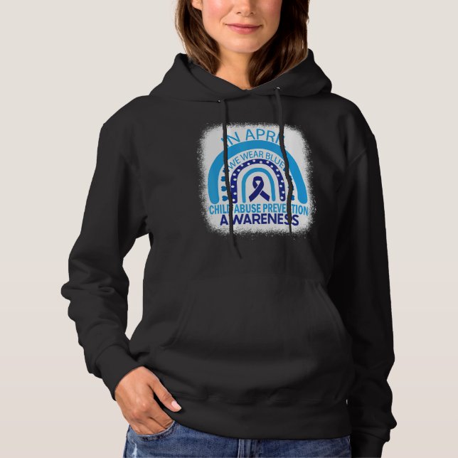 Sudadera En Abril, Vemos Una Prevención Del Abuso Infantil  (Anverso)