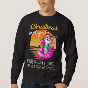 Sudadera En Agosto, Los navidades Me Dan Una Bebida Y Un So