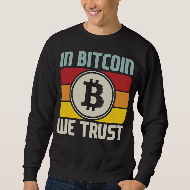 Sudadera En Bitcoin confiamos (Anverso)