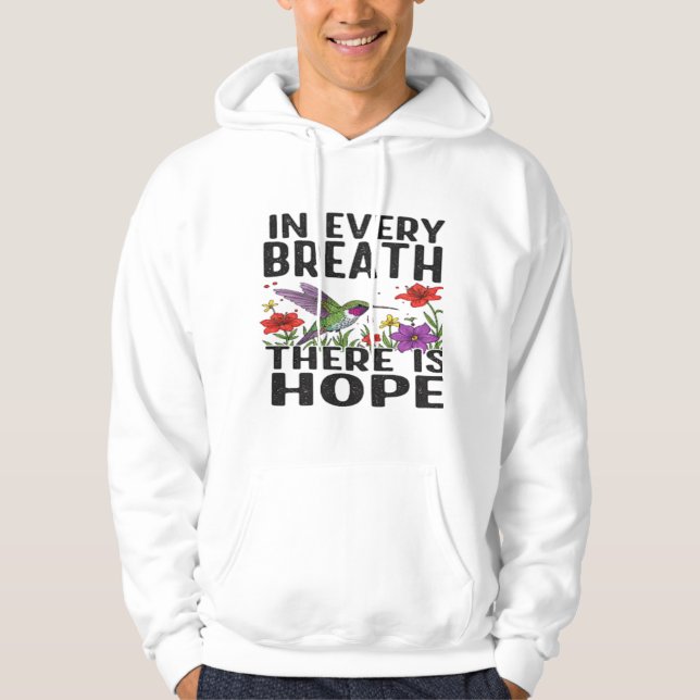Sudadera En cada respiro, hay esperanza (Anverso)