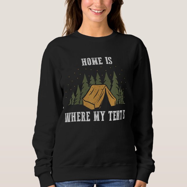 Sudadera En Casa Es Donde Mi Tienda Es 3 (Anverso)