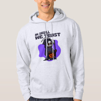 Sudadera En cráneo confiamos en el diseño de Halloween