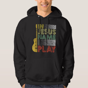 Sudadera En el Nombre de Jesús Toco la Guitarra Amante de l