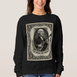 Sudadera En el Rock Confiamos 1 Rock Washington Guitarra Vi