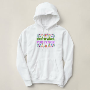 Sudadera En Español Por Favor, Maestro Español De Regalos