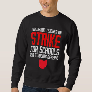 Sudadera En Huelga Colón Maestros De Ohio Atacan Ohi