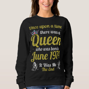 Sudadera En Junio Había Una Vez Que Nació Una Reina