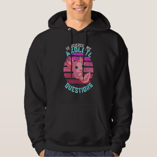 Sudadera En la ciencia, Axolotl cuestiona a Axolotl Retro V