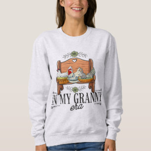 Sudadera En la Era de mi Abuela, Pollo Vintage de Granja