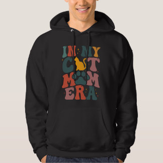 Sudadera En la era de mi gato, amante del gato retro groovy