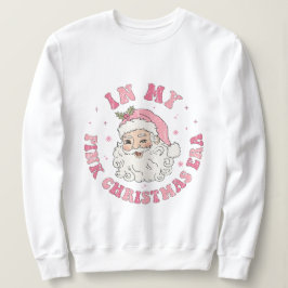 Sudadera En la era de mis Navidades rosados