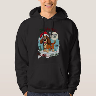 Sudadera En la lista de traviesos de Santa en Navidad, no t