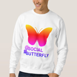 Sudadera En la mariposa de etiquetas sociales [remix de Hyp