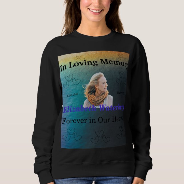 Sudadera En la memoria amorosa para siempre en nuestro memo (Anverso)