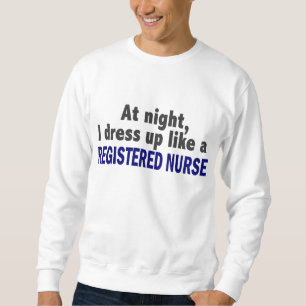 Sudadera En la noche me visto para arriba como una