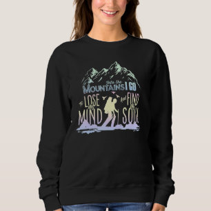 Sudadera En Las Montañas Voy A Hacer Senderismo En La Monta