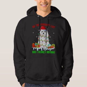 Sudadera En lista traviesa y me arrepiento de que no haya n