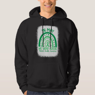 Sudadera En Mayo Usamos Conciencia De Salud Mental Verde 20