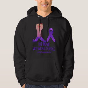 Sudadera En Mayo Usamos El Mes De Conciencia Del Lupus Mora