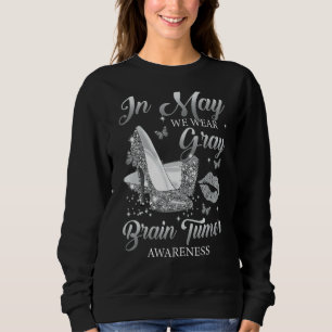 Sudadera En Mayo Usamos Tos Altos Gris Tumor De Cerebro Awa