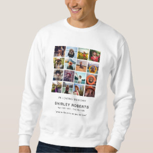 Sudadera En Memoria 16 x Collage de Fotos Memorial