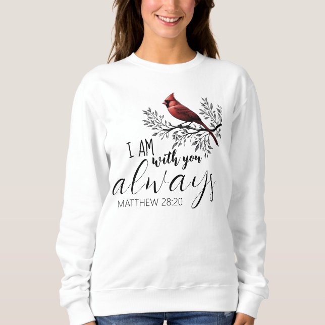 Sudadera En Memoria Amorosa: Cardenal Rojo (Anverso)