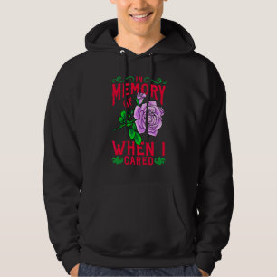 Sudadera En Memoria De Cuando Me Importaba Meme Curioso Div