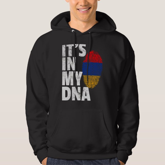 Sudadera En mi Adn Armenia La Bandera Armenia Hombres Mujer (Anverso)