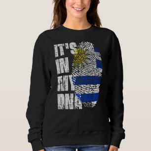 Sudadera En mi ADN bandera uruguaya