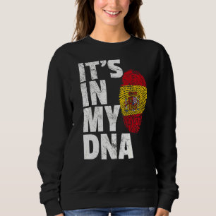 Sudadera En mi ADN Hombres Bandera Española Hombres Mujeres