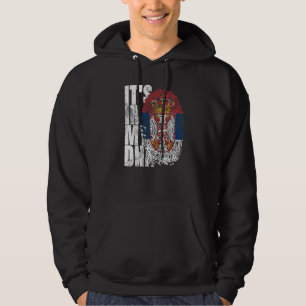 Sudadera En mi ADN Serbia gráfico para hombres mujeres Serb