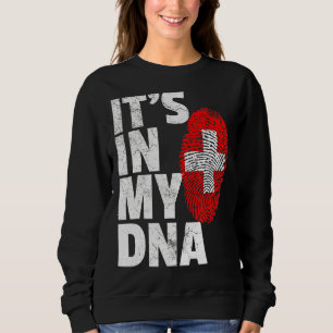 Sudadera En mi Adn Suiza Bandera Hombres Mujeres