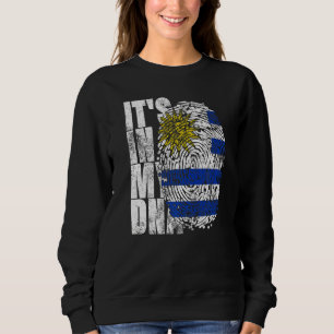 Sudadera En mi ADN Uruguay gráfico para mujeres Urugu