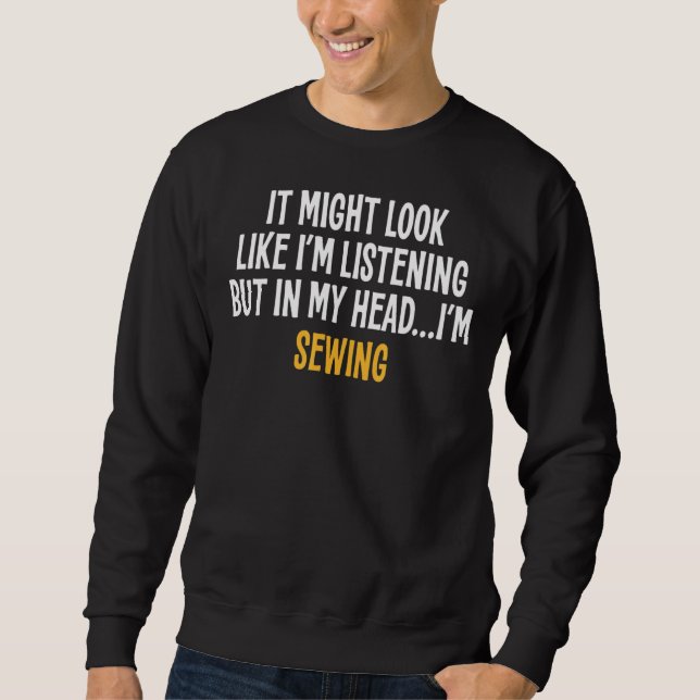 Sudadera En mi cabeza estoy masticando sarcástico (Anverso)