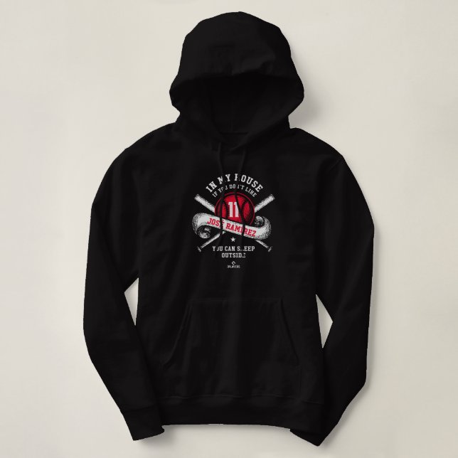 Sudadera En Mi Casa Jose Ramirez MLBPA Funny Jugadores MLB  (Diseño del anverso)