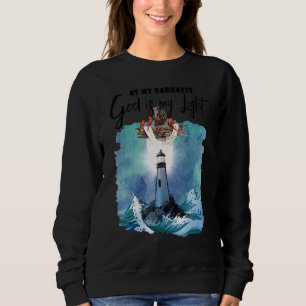 Sudadera En Mi Dios Más Oscuro Es Mi Fa De Disfraces Cristi