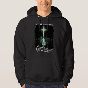 Sudadera En Mi Dios Más Oscuro Es Mi Luz Jesús Cristiano