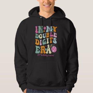 Sudadera En mi doble dígito era retro cumpleaños de 10 años