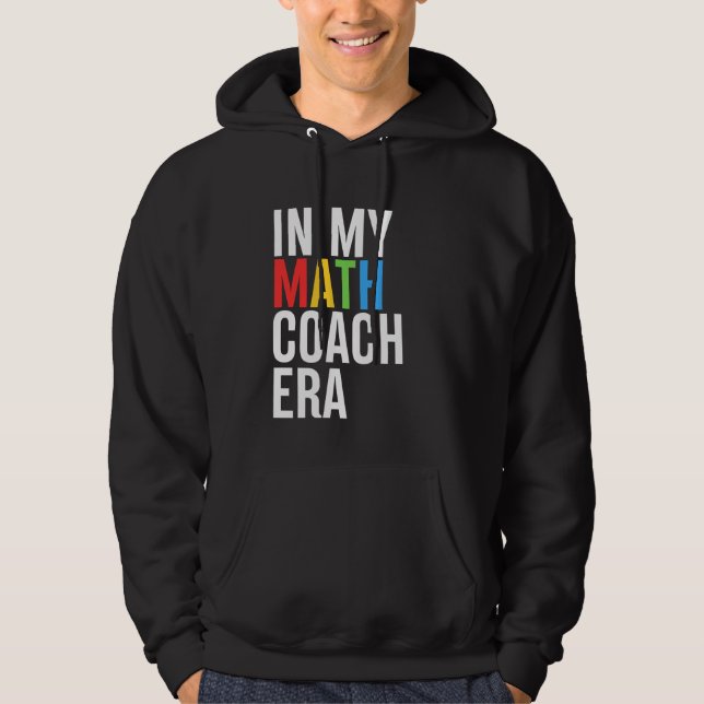 Sudadera En mi época de entrenador de matemáticas, una dive (Anverso)