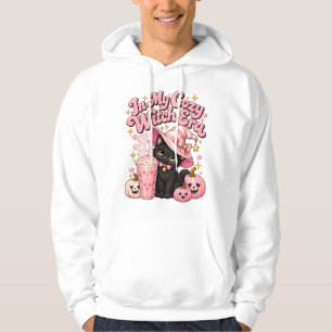 Sudadera En Mi Era de Bruja Acogedora Rosa Halloween