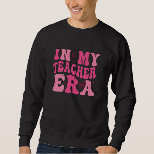 Sudadera En Mi Era De Enseñanza De Maestro Retro Groovy Ros